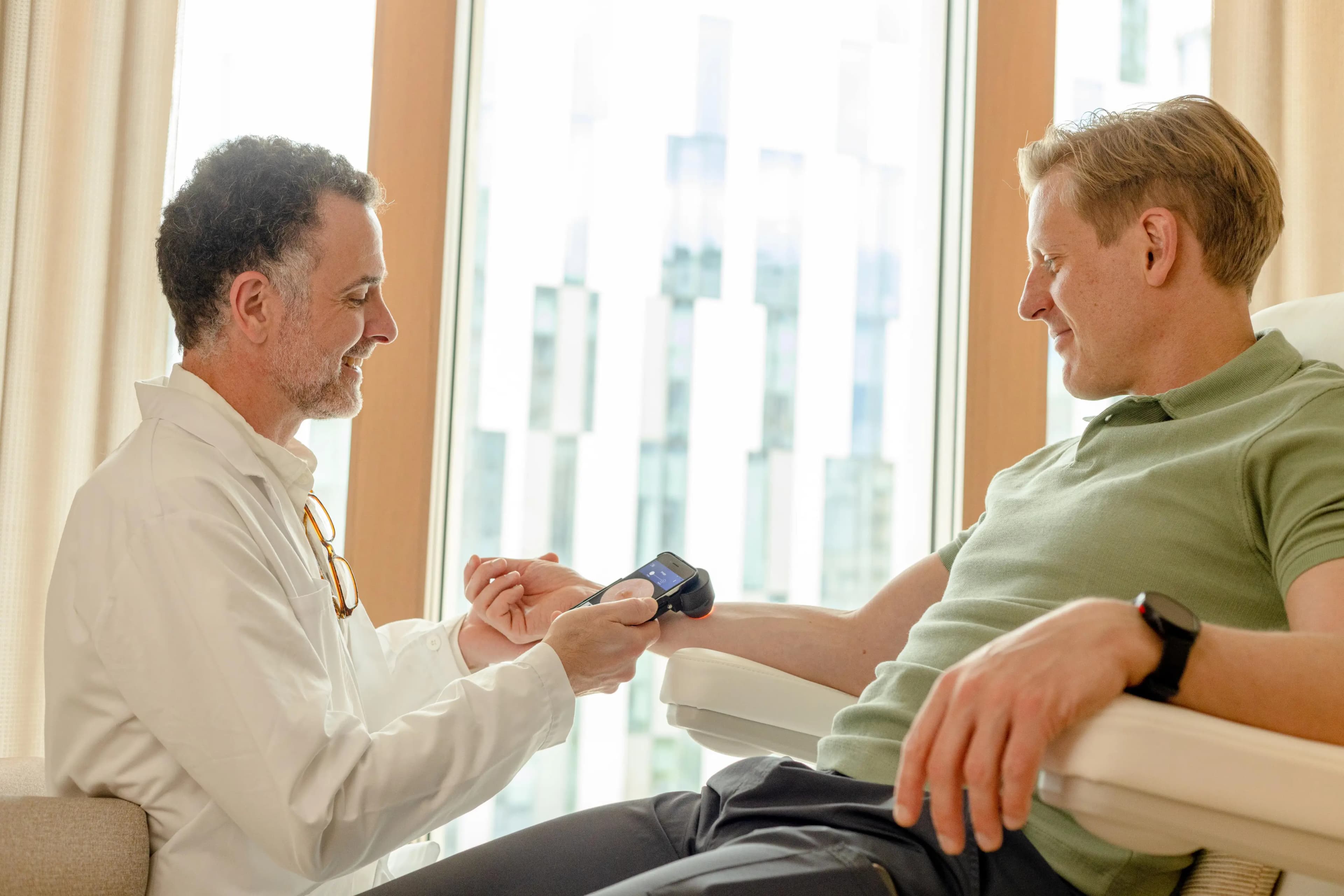 Doctor and patient